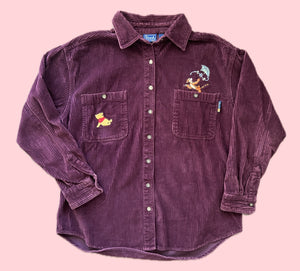 Winnie the Pooh & Tigger Corduroy Button Up