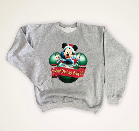 Mickey Walt Disney World Santa Crewneck