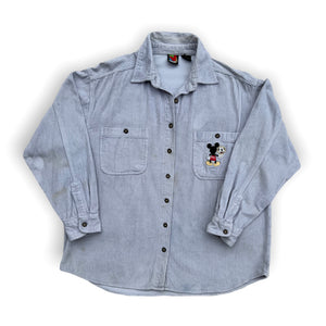 Mickey Mirror Corduroy Button Up