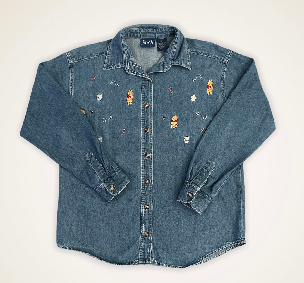 Winnie the Pooh Hunny Denim Button Up